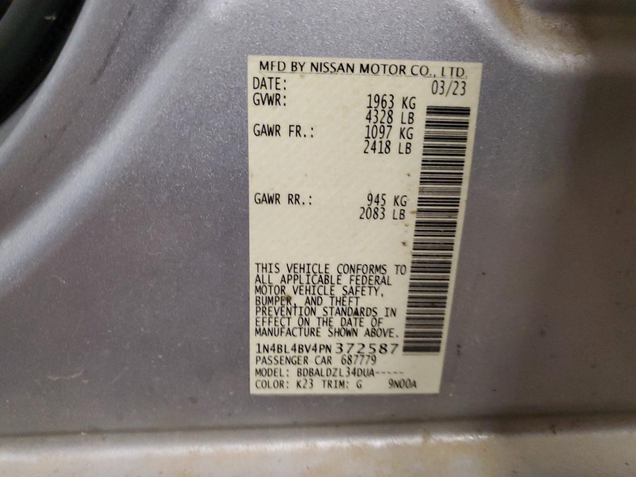 Nissan Altima S Image 2