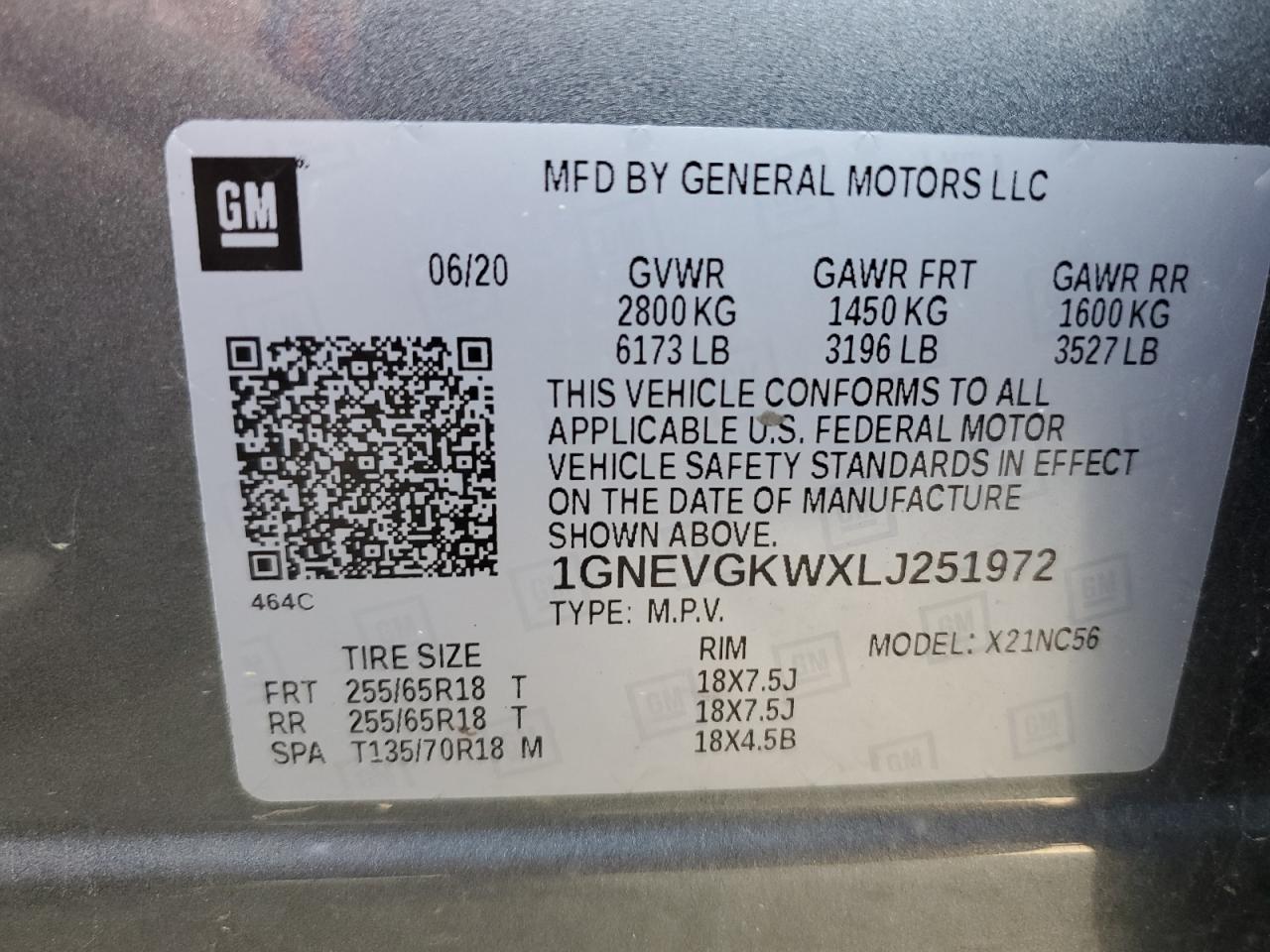 Chevrolet Traverse Lt Image 7